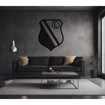 Pokój kibica z naklejką Legia Warszawa