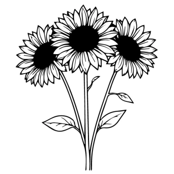 Odmień swoje wnętrze z pomocą grafiki ściennej ze słonecznikami!