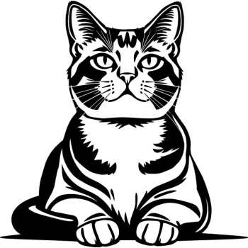 Naklejka ścienna z kotem to świetny sposób na wyrażenie siebie!