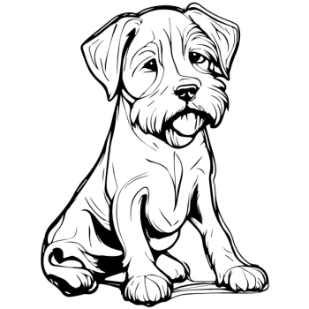 Naklejka z wizerunkiem małego psa stanowi idealny dodatek dekoracyjny