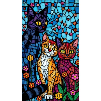 Idealne naklejki artystyczne, które ożywią Twoje wnętrza i zachwycą miłośników kotów.