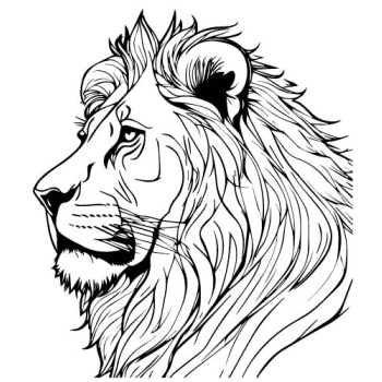 naklejka na ścianę, grafika lwa, dekoracja wnętrza, naklejki, aranżacja przestrzeni,